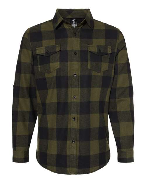 Long Sleeve Plaid Flannel Shirt