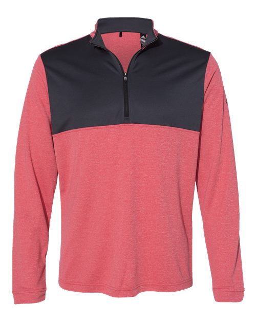 Adidas Contrast 1/4 Zip Performance