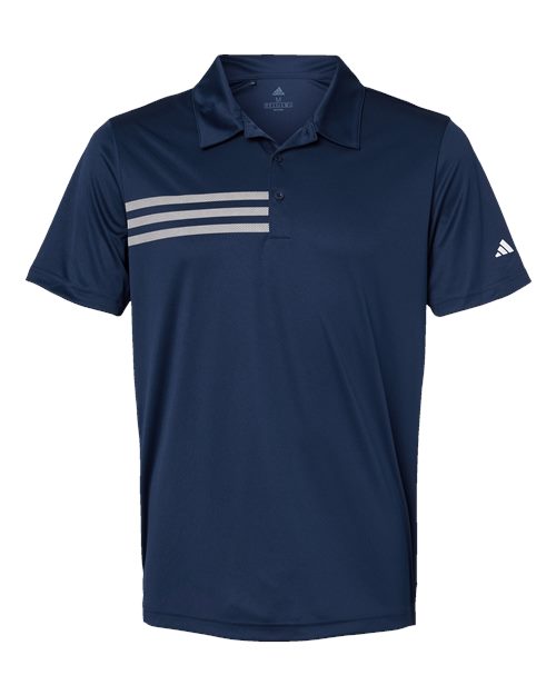 Adidas Performance 3-Stripe Chest Polo