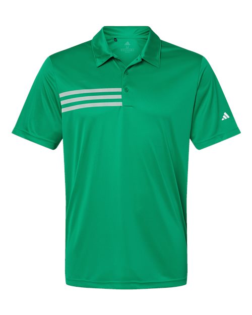 Adidas Performance 3-Stripe Chest Polo