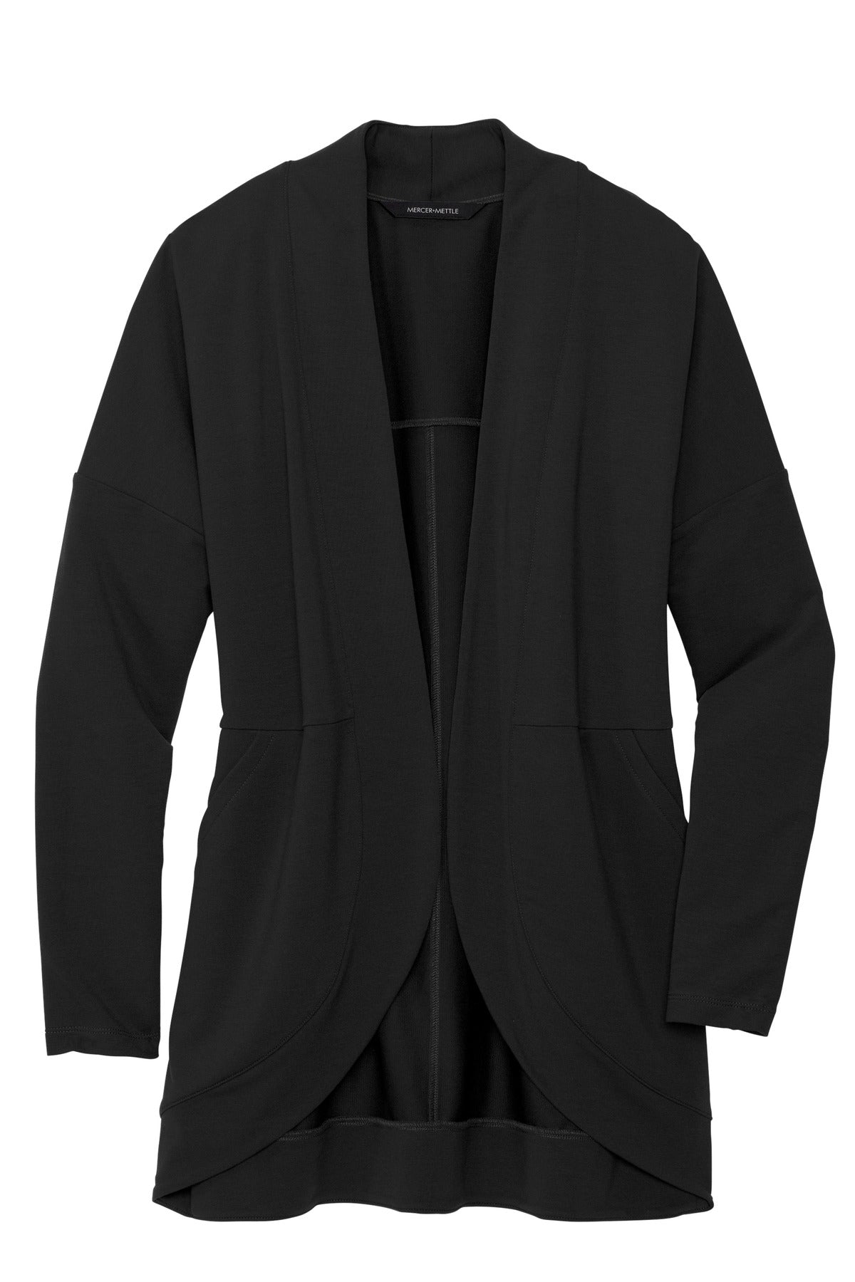 Ladies Stretch Open Front Cardigan