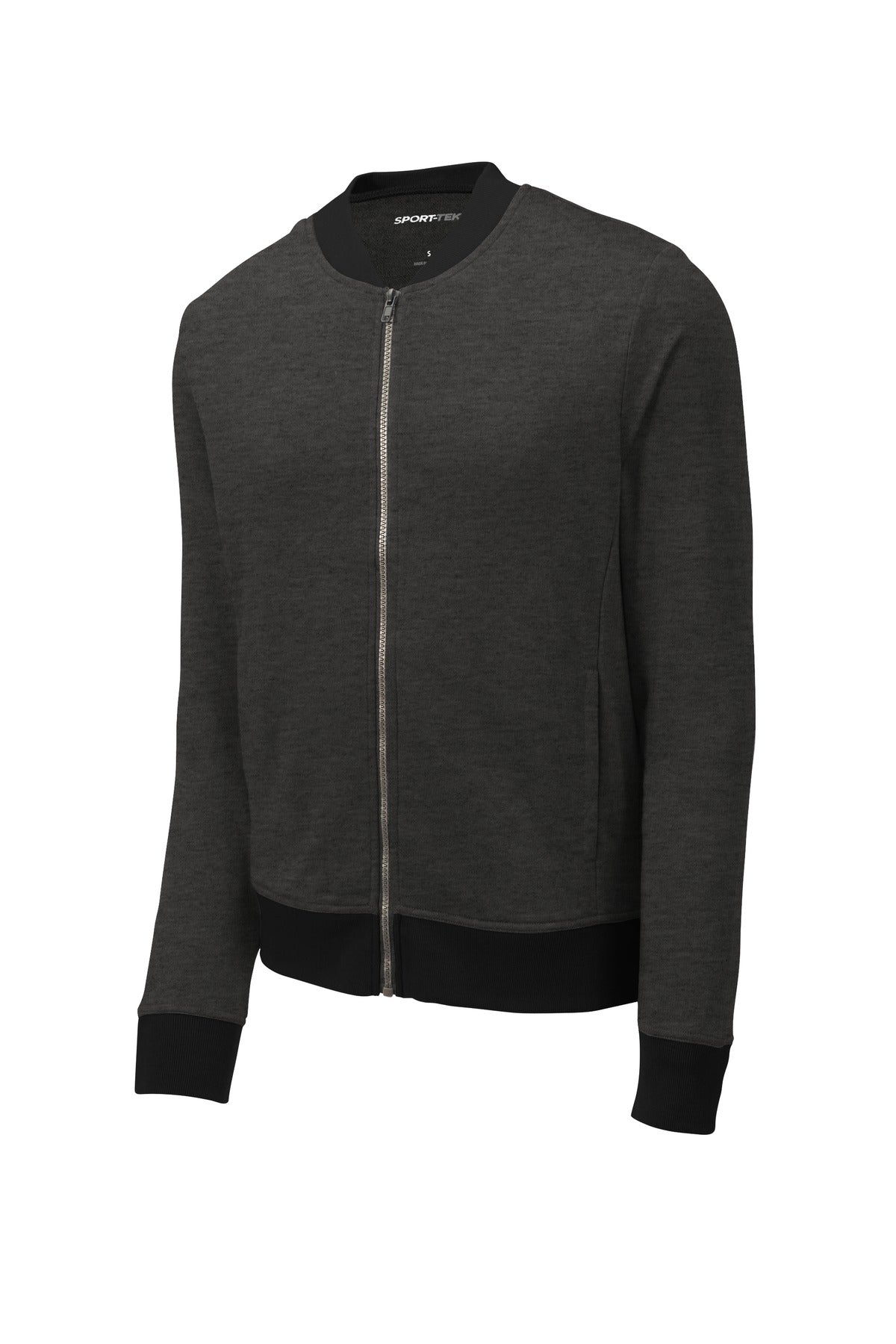 French Terry Full-Zip Bomber