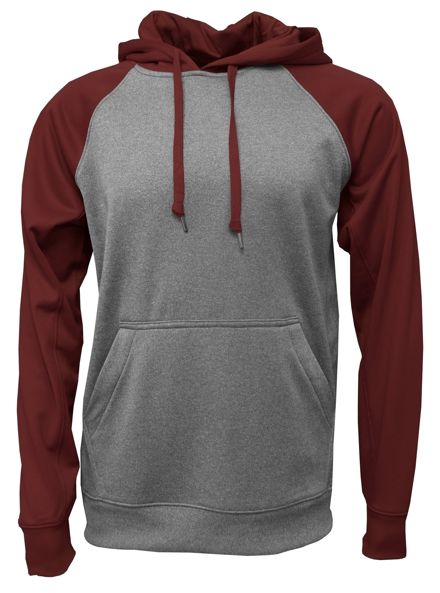 Performance Raglan Colorblock Hooded Sweatshirt
