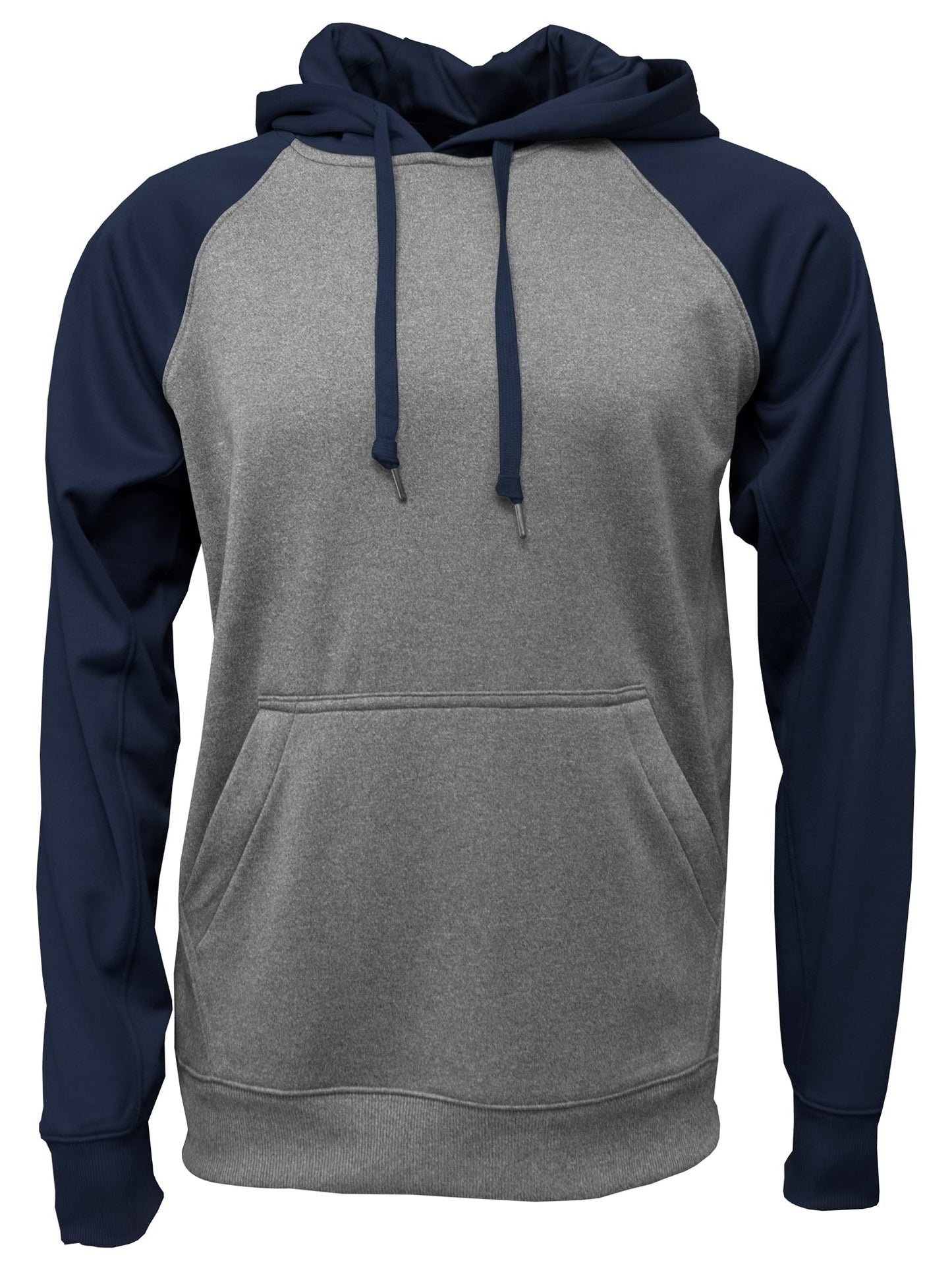 Performance Raglan Colorblock Hooded Sweatshirt