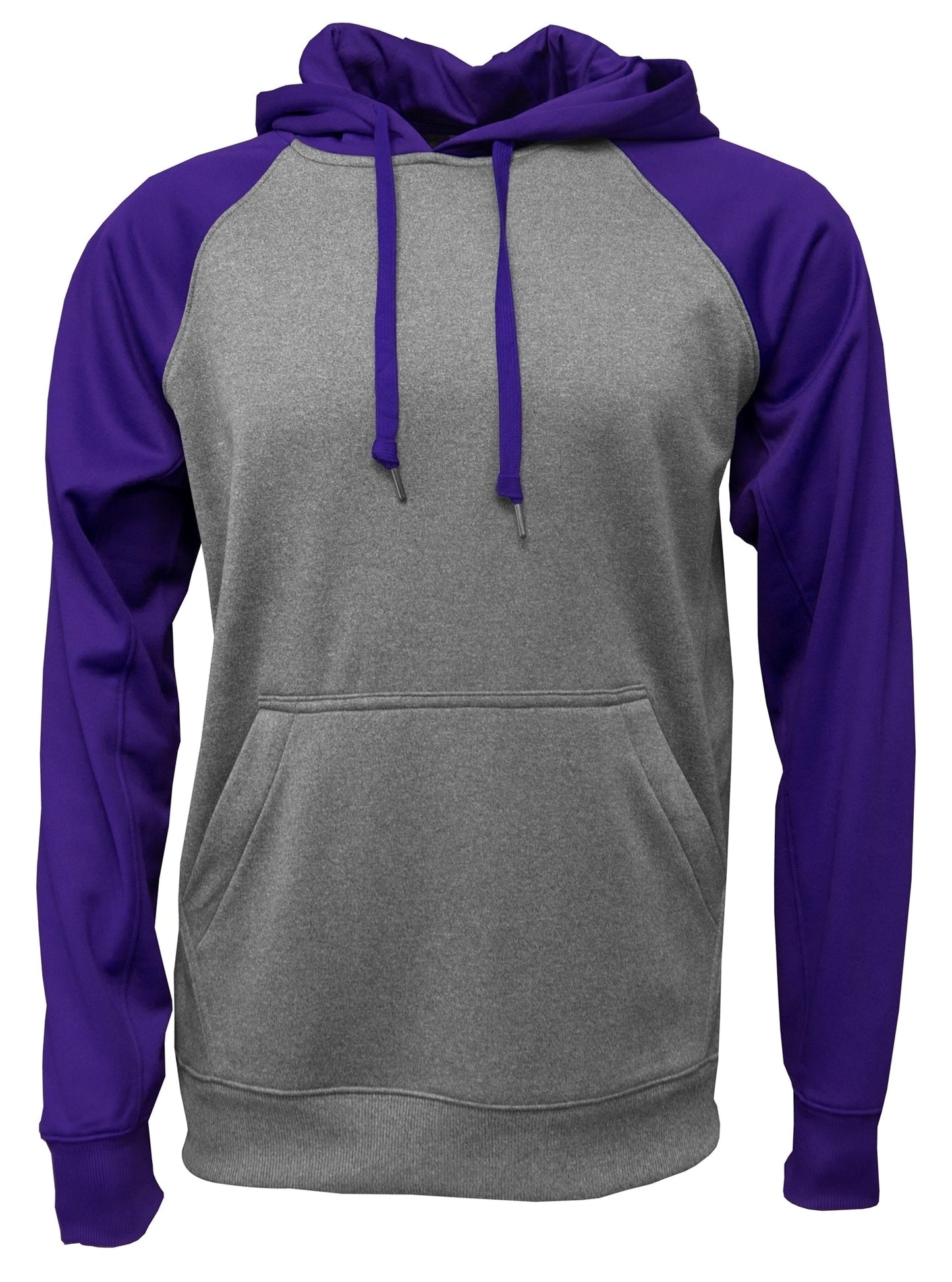 Performance Raglan Colorblock Hooded Sweatshirt