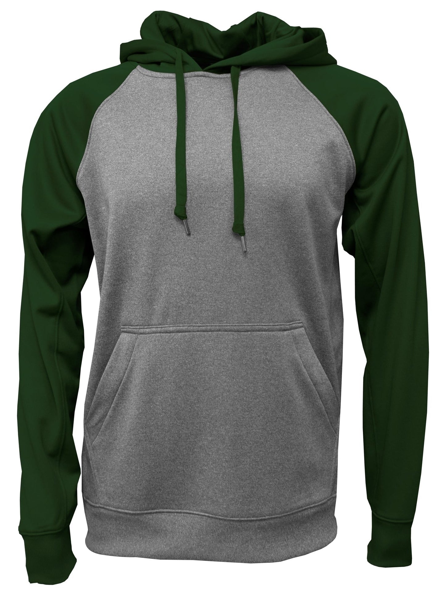 Performance Raglan Colorblock Hooded Sweatshirt