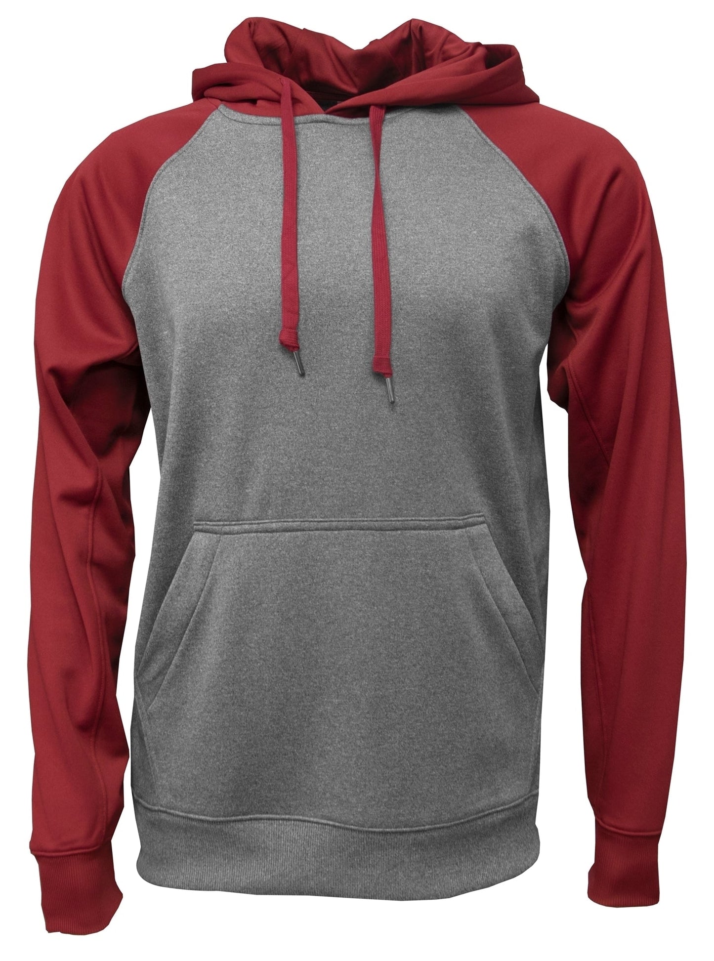 Performance Raglan Colorblock Hooded Sweatshirt