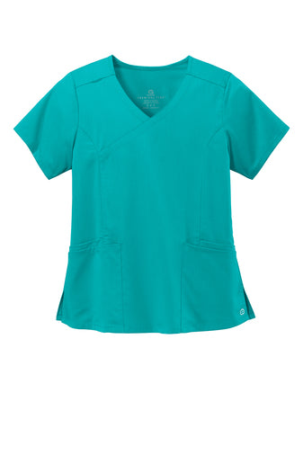 WonderWink Ladies Premiere Flex Mock Wrap Top