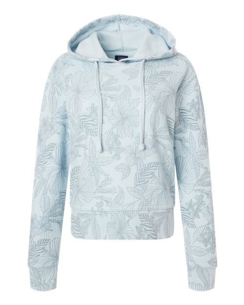 Ladies Maddie Floral Print Hooded Sweatshirt