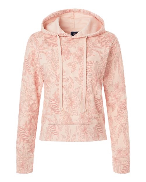 Ladies Maddie Floral Print Hooded Sweatshirt