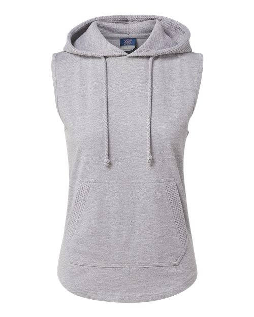 Ladies Kinsley Sleeveless Hooded Sweatshirt
