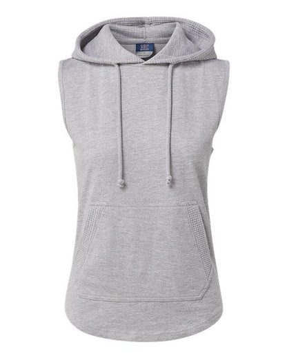 Ladies Kinsley Sleeveless Hooded Sweatshirt