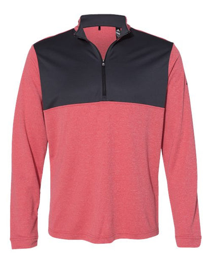 Adidas Contrast 1/4 Zip Performance
