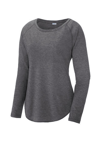 Ladies Tri-Blend Long Sleeve Raglan Tee