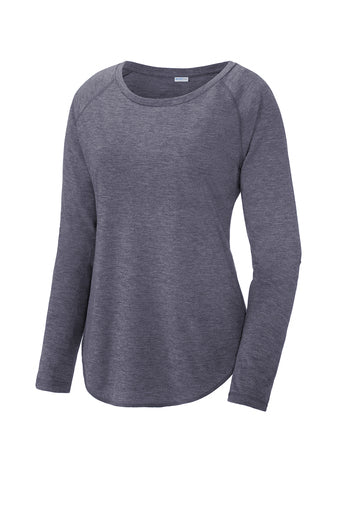 Ladies Tri-Blend Long Sleeve Raglan Tee