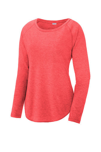 Ladies Tri-Blend Long Sleeve Raglan Tee