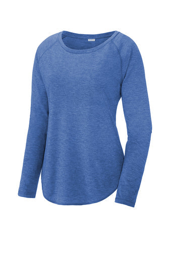 Ladies Tri-Blend Long Sleeve Raglan Tee