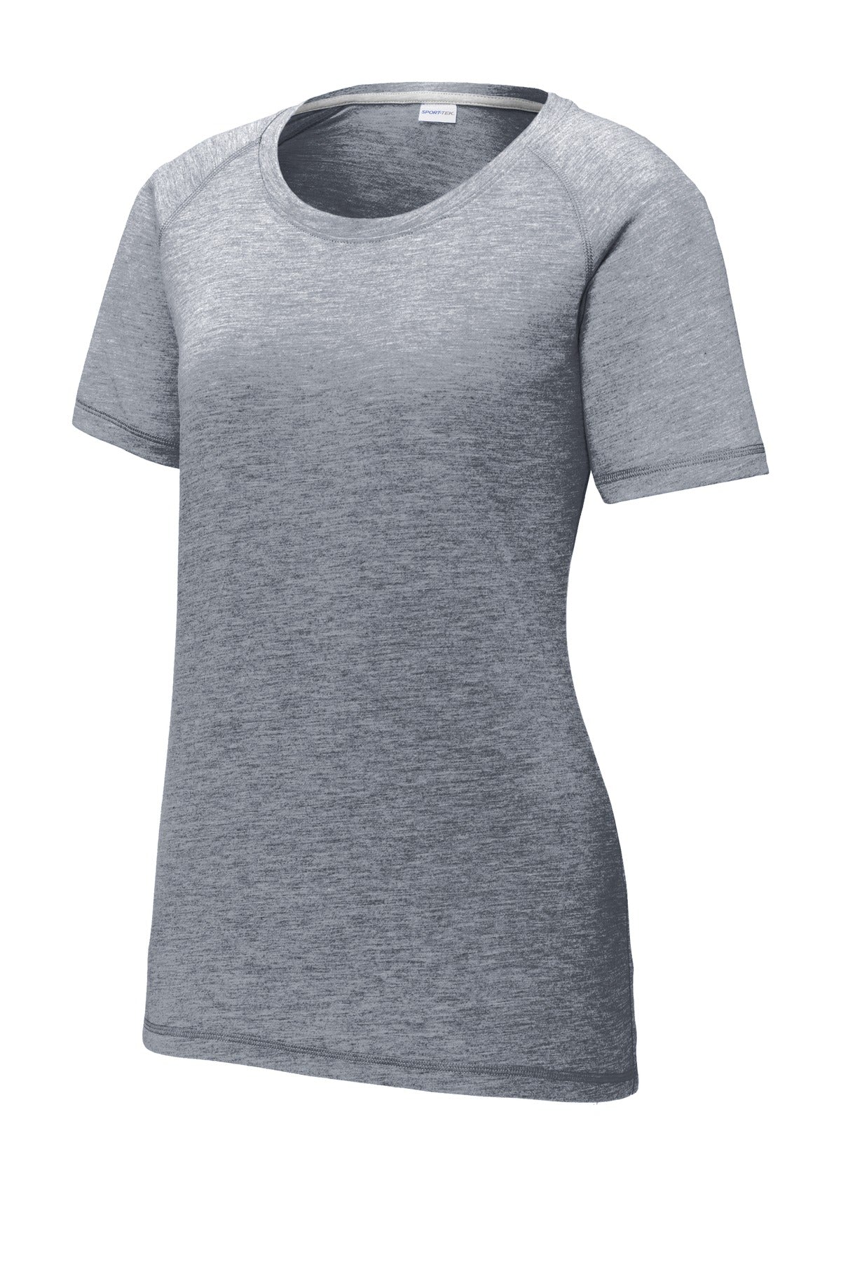Ladies Tri-Blend Wicking Scoop Neck Raglan Tee