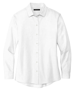 Ladies Long Sleeve Stretch Woven Shirt
