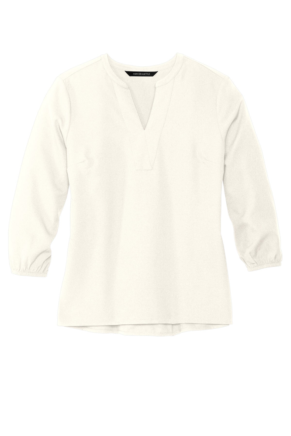 Ladies Stretch Crepe 3/4 Sleeve Blouse