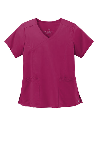 WonderWink Ladies Premiere Flex Mock Wrap Top